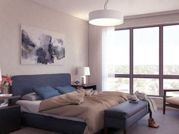Master suite with walk-in closet and ensuite bathroom